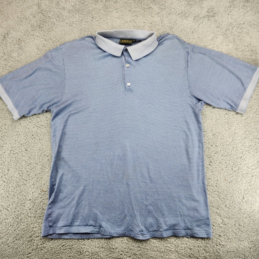 Bobby Jones Collection Golf Polo Shirt Mens Size XL Blue - Picture 3 of 10